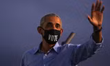 Ông Obama trong sự kiện ngày 21/10. Ảnh: Reuters