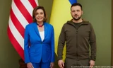 Chủ tịch Hạ viện Mỹ Pelosi thăm Kiev, gặp Tổng thống Ukraine 