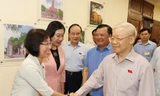 Tổng Bí thư tiếp xúc cử tri các quận Đống Đa, Ba Đình, Hai Bà Trưng