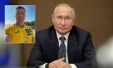 Tổng thống Nga Putin (ảnh lớn) và Tổng thống Ukraine Zelensky (ảnh nhỏ).