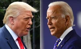 Tổng thống Trump (trái) và cựu Phó Tổng thống Biden (phải). Ảnh: Getty