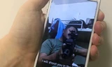 Một video có nội dung đe dọa trên TikTok. Ảnh: Reuters