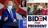 Ông Trump đăng ảnh 'chế' cảnh đối thủ Joe Biden ngồi xe lăn trong viện dưỡng lão