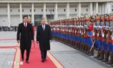 Lễ đón chính thức Tổng Bí thư, Chủ tịch nước Tô Lâm tại Mông Cổ