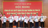 Thái Bình điều động, bổ nhiệm Giám đốc Sở Nội vụ và nhiều lãnh đạo chủ chốt