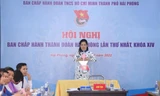 Cận cảnh hội nghị bầu cán bộ chủ chốt Thành Đoàn Hải Phòng nhiệm kỳ 2022-2027