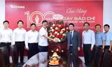 Bí thư thứ nhất Trung ương Đoàn chúc mừng Báo Tiền Phong dịp kỷ niệm 100 năm Ngày Báo chí Cách mạng Việt Nam