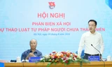 Lấy ý kiến phản biện dự thảo Luật Tư pháp người chưa thành niên: Đảm bảo minh bạch, nhân văn, giáo dục và răn đe