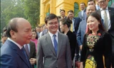 Chủ tịch nước Nguyễn Xuân Phúc gặp đoàn đại biểu Hội Doanh nhân trẻ Việt Nam