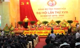 Đại hội Đảng bộ tỉnh Thanh Hóa lần thứ XVIII (nhiệm kỳ 2015-2020). Ảnh: Hoàng Lam.