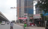 Dự án Eco Green City đang trong quá trình xây dựng. Ảnh: Tuấn Nguyễn.