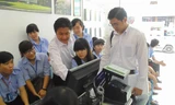 Mô hình chính quyền điện tử tại phường Bến Thành, quận 1, TPHCM. Ảnh: Quốc Ngọc.