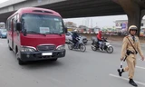 Ngoài xử lý trực tiếp, CSGT sẽ phạt “nguội” xe khách vi phạm. Ảnh: Trọng Đảng.