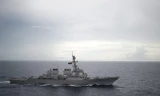 Tàu khu trục Mỹ USS Decatur ở Biển Đông. Ảnh: USNI.