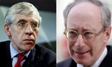 Ông Jack Straw (trái) và ông Malcolm Rifkind là những chính trị gia có tầm ảnh hưởng lớn ở Anh. Ảnh: IBTimes - Getty Images.