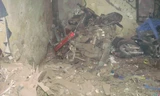 Hiện trường vụ nổ. Ảnh: CTV