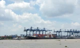 Hiệp hội doanh nghiệp dịch vụ Logistics Việt Nam cho rằng cắt giảm ĐKKD gây ảnh hưởng đến DN. Trong ảnh xuất nhập hàng hoá tại Cảng Cát Lái (TP HCM).