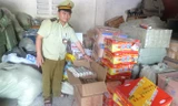 Trạm KSLN Dốc Quýt bắt nhiều thực phẩm nhập lậu. Ảnh: Duy Chiến.