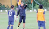 Thày trò HLV Hữu Thắng tích cực luyện tập chuẩn bị cho vòng loại U23 châu Á và SEA Games 29 sắp tới. Ảnh: VSI.