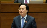 Bộ trưởng Bộ GD&ÐT Phùng Xuân Nhạ. Ảnh: N.H.