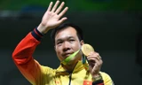 Xạ thủ Hoàng Xuân Vinh giành HCV Olympic đầu tiên cho Việt Nam. Ảnh: Tuấn An.