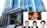 Ông Trầm Bê người đã thâu tóm Sacombank (ảnh lớn). Ông Trầm Bê (trên) cùng 3 con ở Sacombank. Ảnh: PV.