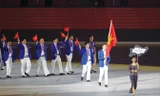 Đoàn TTVN tại lễ khai mạc SEA Games 28 tại Singapore năm 2015. Ảnh: VSI.
