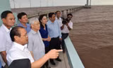 Tổng Bí thư Nguyễn Phú Trọng thăm Nhà máy điện gió Bạc Liêu. 
