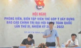 Anh Lê Quốc Phong, Bí thư thứ nhất BCH Trung ương Đoàn TNCS Hồ Chí Minh phát biểu chỉ đạo tại hội nghị. Ảnh: Việt Văn.