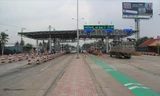 Trạm BOT Cai Lậy trước ngày thu phí trở lại.