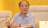Chủ tịch QH Nguyễn Sinh Hùng đề nghị quy định các ĐBQH không được đi nước ngoài công tác thời gian diễn ra kỳ họp. Ảnh: Phương Hoa - TTXVN.
