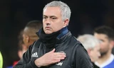 HLV Mourinho không thể đạt mục tiêu giành cú ăn ba trong mùa đầu dẫn dắt M.U. Ảnh: GETTY IMAGES.