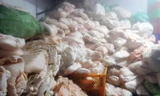 Hơn 40 tấn thịt heo bẩn vừa bị phát hiện tại huyện Bình Chánh ngày 9/3.