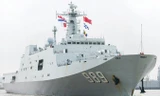 Tàu tấn công đổ bộ Changbai Shan của Trung Quốc từng tận dụng các cảng thương mại để tái nạp nhiên liệu ở Thái Lan. Ảnh: Wikimedia Commons.
