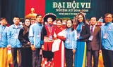 Những thanh niên ưu tú trên nhiều lĩnh vực tham gia ĐH. Ảnh: Hồng Vĩnh.