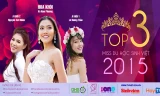 Hình ảnh các thí sinh top 3 của cuộc thi Miss Du học sinh Việt 2015 đoạt giải - một dự án do Hà Duy cùng cộng đồng du học sinh Việt tại nhiều quốc gia tổ chức thành công.