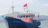 Tàu cá vỏ thép đóng theo Nghị định 67 đầu tiên được hạ thủy 