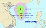 Hình thành áp thấp nhiệt đới trên biển Đông