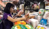 Ớt bột tại chợ ở TPHCM.