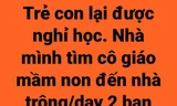 Nghỉ học vì COVID, nhiều phụ huynh ‘nghiến răng’ chi tiền tìm người trông con