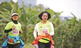 Bà Lê Thị Hoàng Yến tham dự Hanoi City Trail 2019 