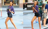 Dáng vóc nuột nà, chân dài miên man của nàng mẫu Jourdan Dunn