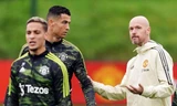 Ronaldo được HLV Ten Hag tha thứ, có thể ra sân ở Europa League 