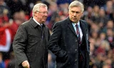 Trận thắng của Real Madrid giúp HLV Ancelotti 'soán ngôi' Sir Alex 