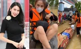 Những hình ảnh đẹp của Thủy Tiên khi đi cứu trợ đồng bào lũ lụt