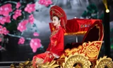 Hoa hậu Đỗ Mỹ Linh ăn chay 2 ngày để ngồi kiệu rồng hóa Thánh Mẫu tại Chung kết HHVN 2020