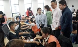 Hàng trăm công nhân doanh nghiệp FDI hiến máu cứu người 