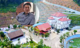 Ông Phạm Sỹ Quý (ảnh nhỏ) và căn biệt thự khủng.