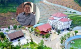 Ông Phạm Sỹ Quý (ảnh nhỏ) và căn biệt thự khủng.