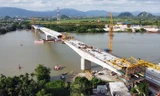 Gấp rút thi công cầu và đường dẫn hơn 1.300 tỷ đồng nối Hải Phòng với Quảng Ninh